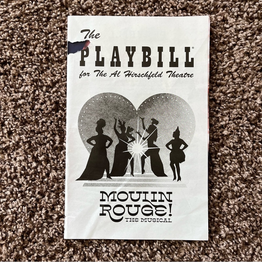 Moulin Rouge Limited Edition Playbill Cover